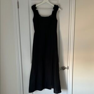 Black Linen Zara Dress